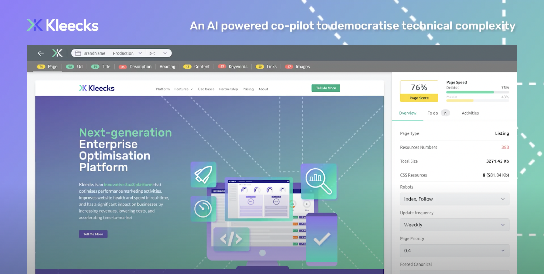 Kleecks - Screenshot